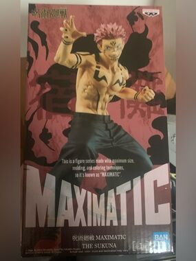 NIB Bandai Jujutsu Kaisen (JJK) MAXIMATIC Sukuna Figure